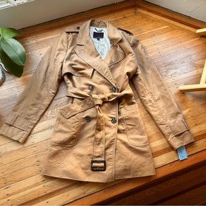 BR Tan Trench Coat